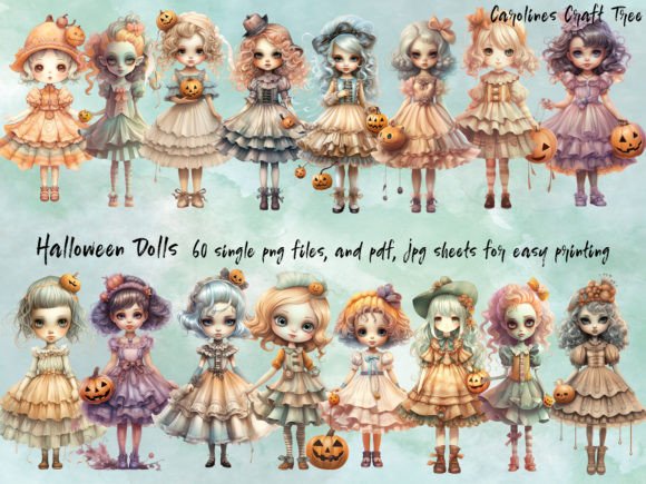 Download Halloween Doll Cutouts - Halloween doll Collection