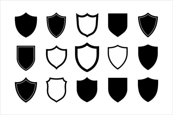 Download Shield Vector Silhouette Design - Premium Resources