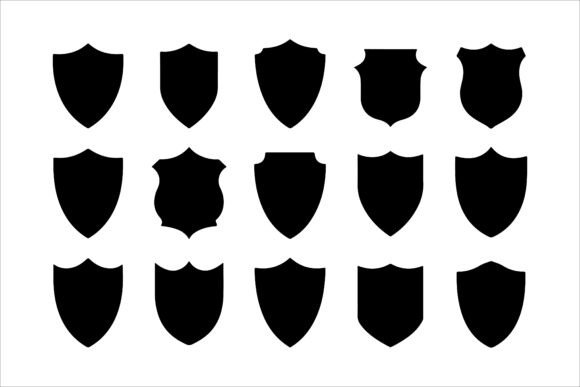 Download Shield Vector Silhouette Design - Premium Resources
