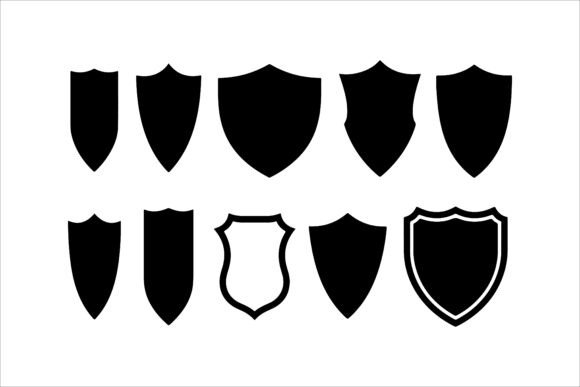 Download Shield Vector Silhouette Design - Premium Bundle