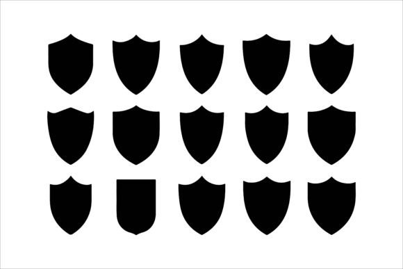 Download Shield Vector Silhouette Design - Premium Bundle