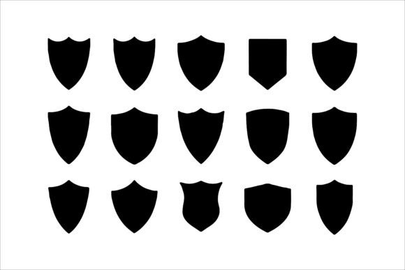 Download Shield Vector Silhouette Design - Premium Bundle