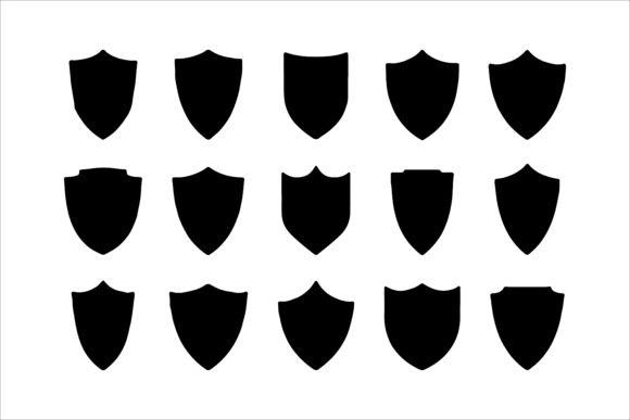 Download Shield Vector Silhouette Design - Premium Resources